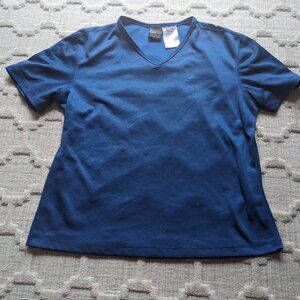 Nike Dri-Fit Tee T-Shirt Sz M Blue Vintage Y2K